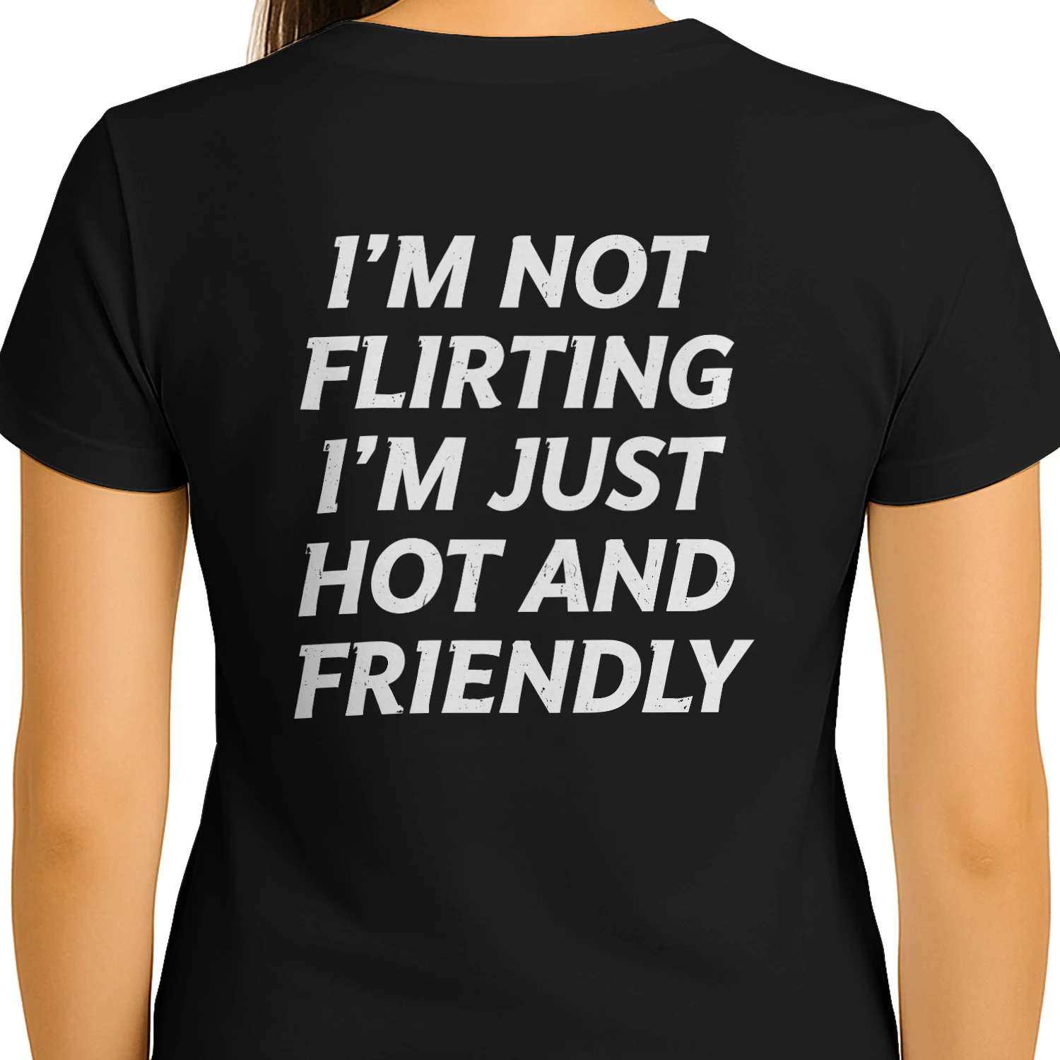 I’m Not Flirting I’m Just Hot and Friendly Shirt 😏 | Funny Confident Quote Tee | Sassy Gift for Women | Get Yours!