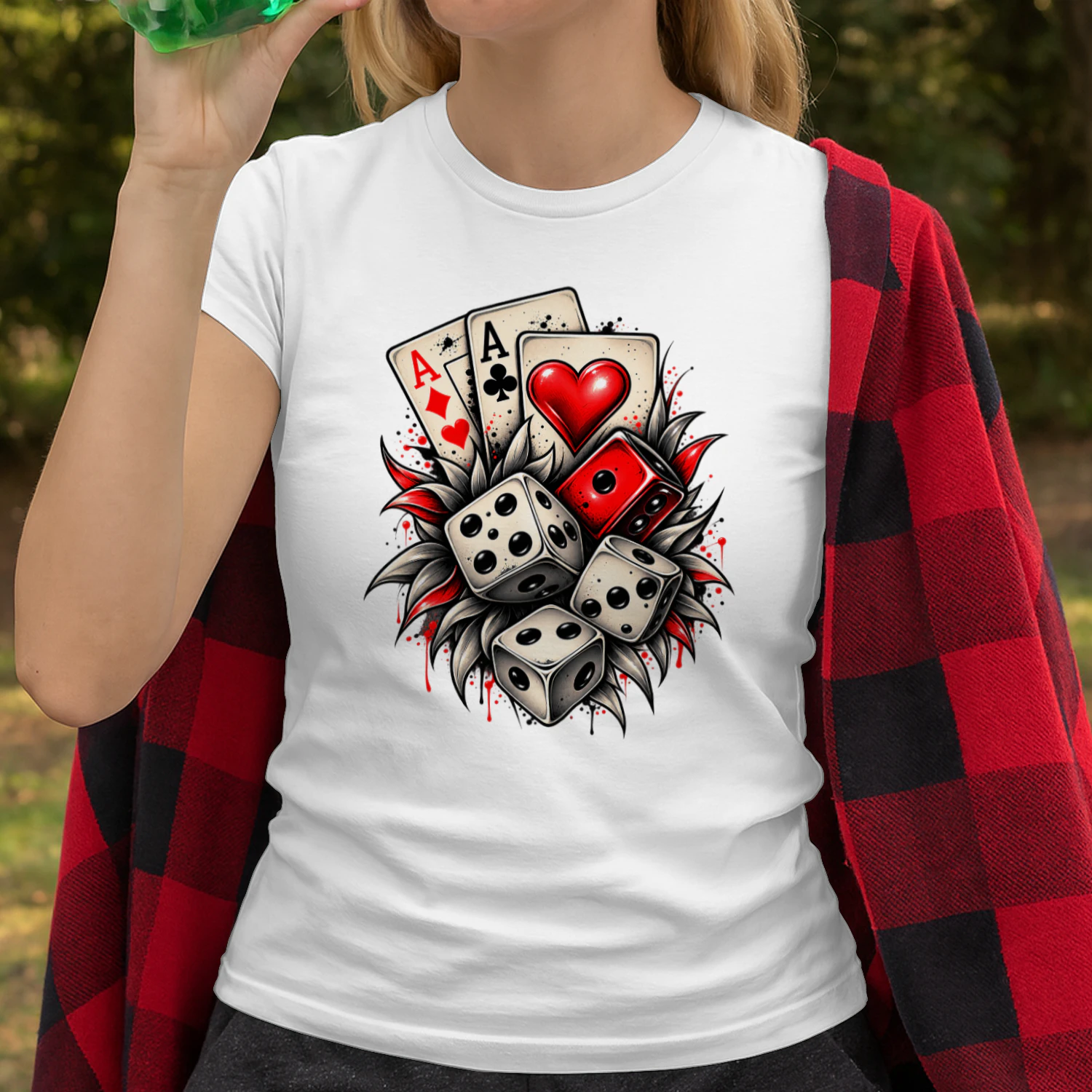 Lucky Dice Graphic T-Shirt