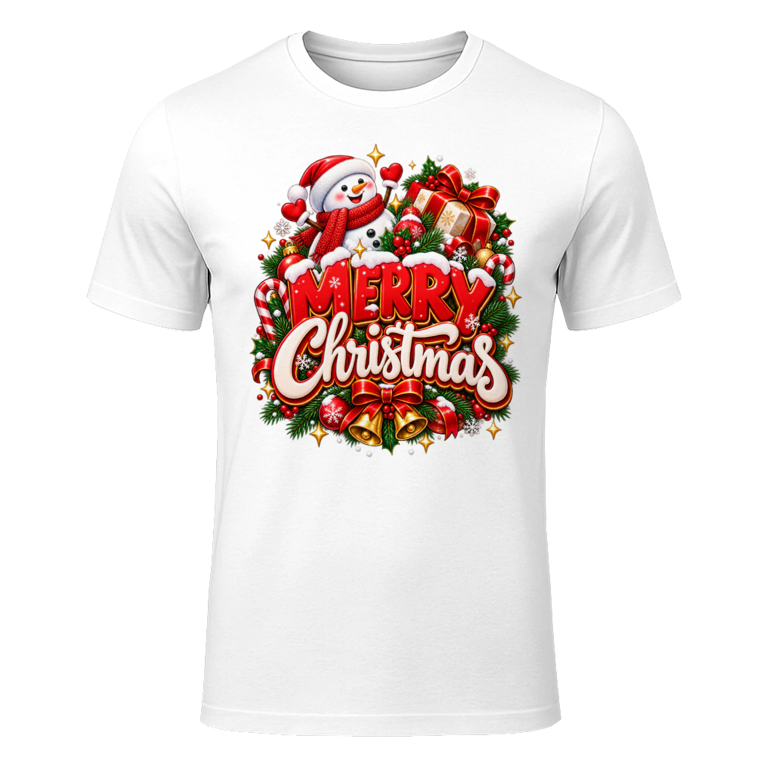 Veylora Merry Christmas Graphic T-Shirt