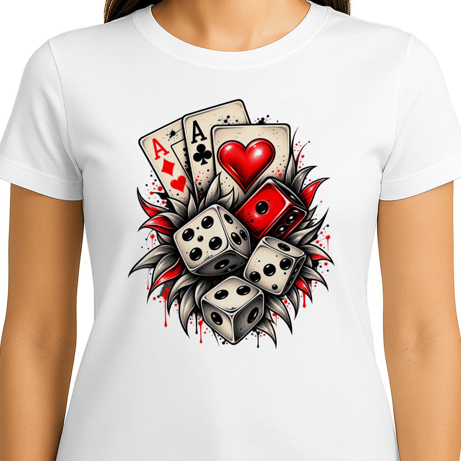 Lucky Dice Graphic T-Shirt