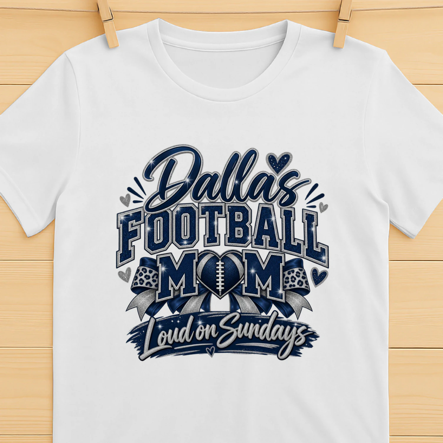 Dallas Football Mom Shirt | Loud on Sundays Football Mom Game Day Gift