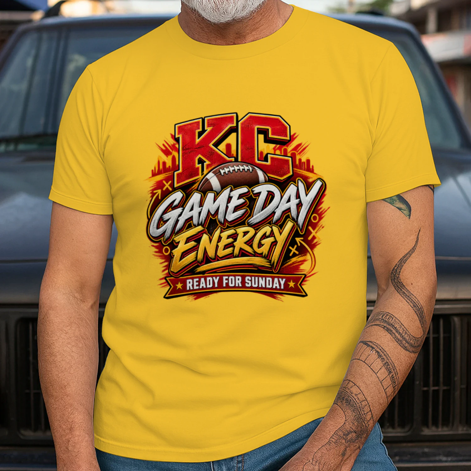 Game Day Energy Football Shirt | Ready for Sunday Fan Tee