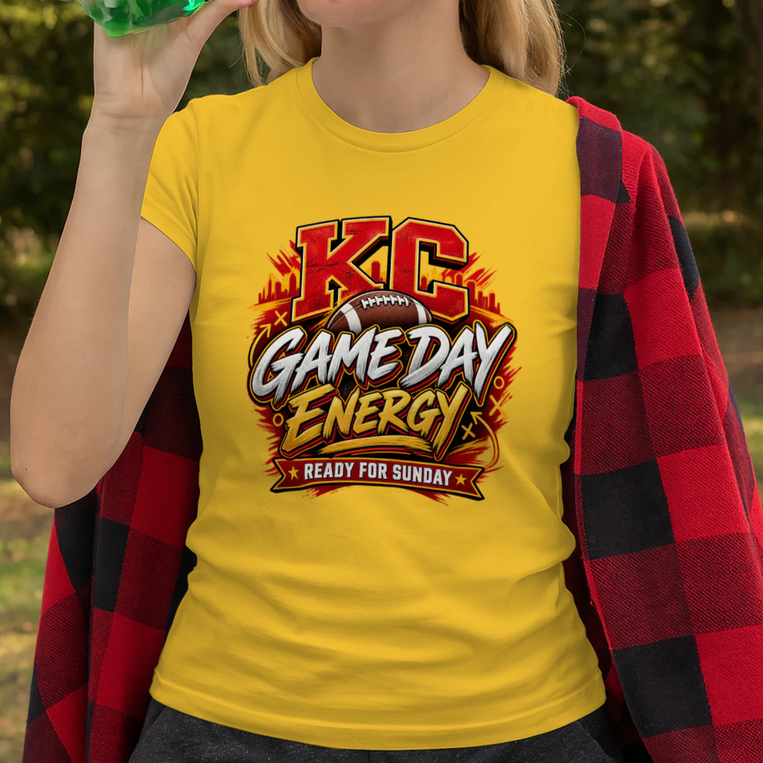 Game Day Energy Football Shirt | Ready for Sunday Fan Tee