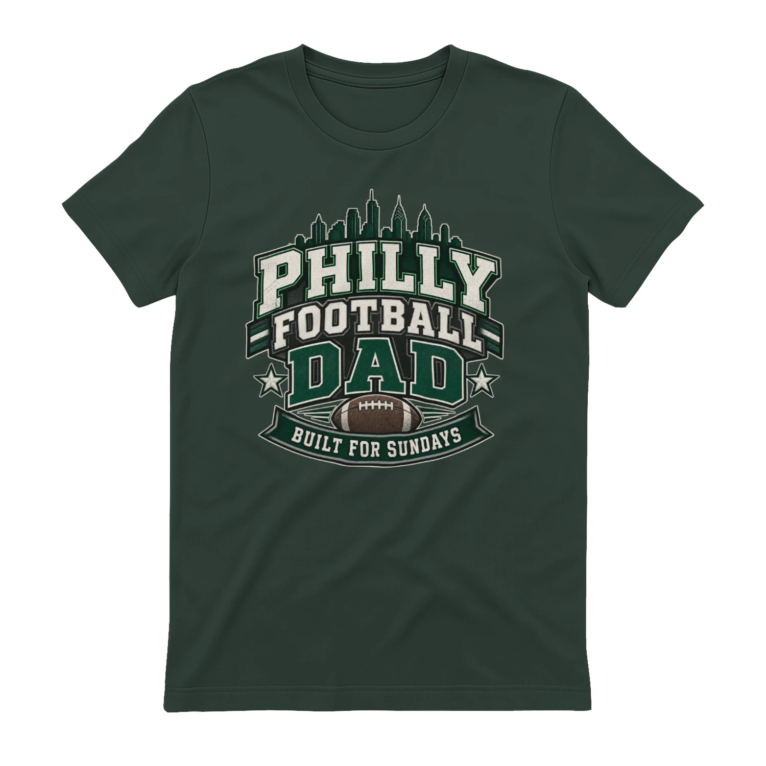 Philly Football Dad Shirt | Built for Sundays Football Fan Gift