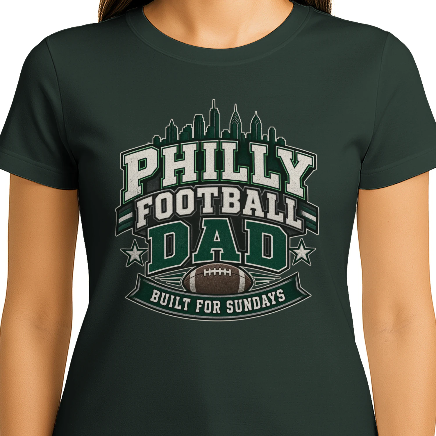 Philly Football Dad Shirt | Built for Sundays Football Fan Gift