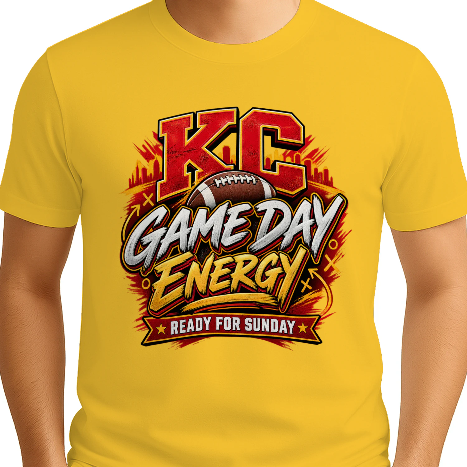 Game Day Energy Football Shirt | Ready for Sunday Fan Tee