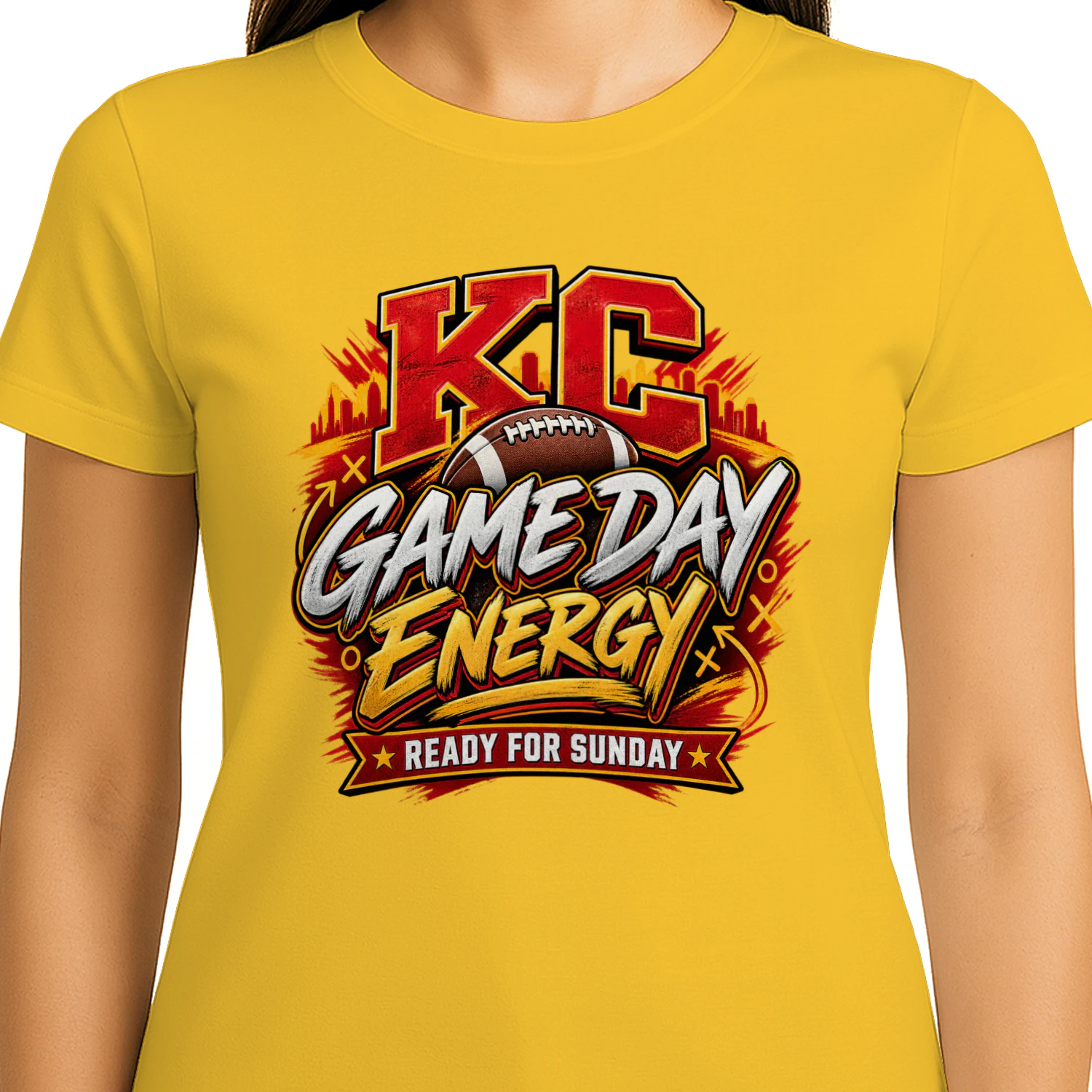 Game Day Energy Football Shirt | Ready for Sunday Fan Tee