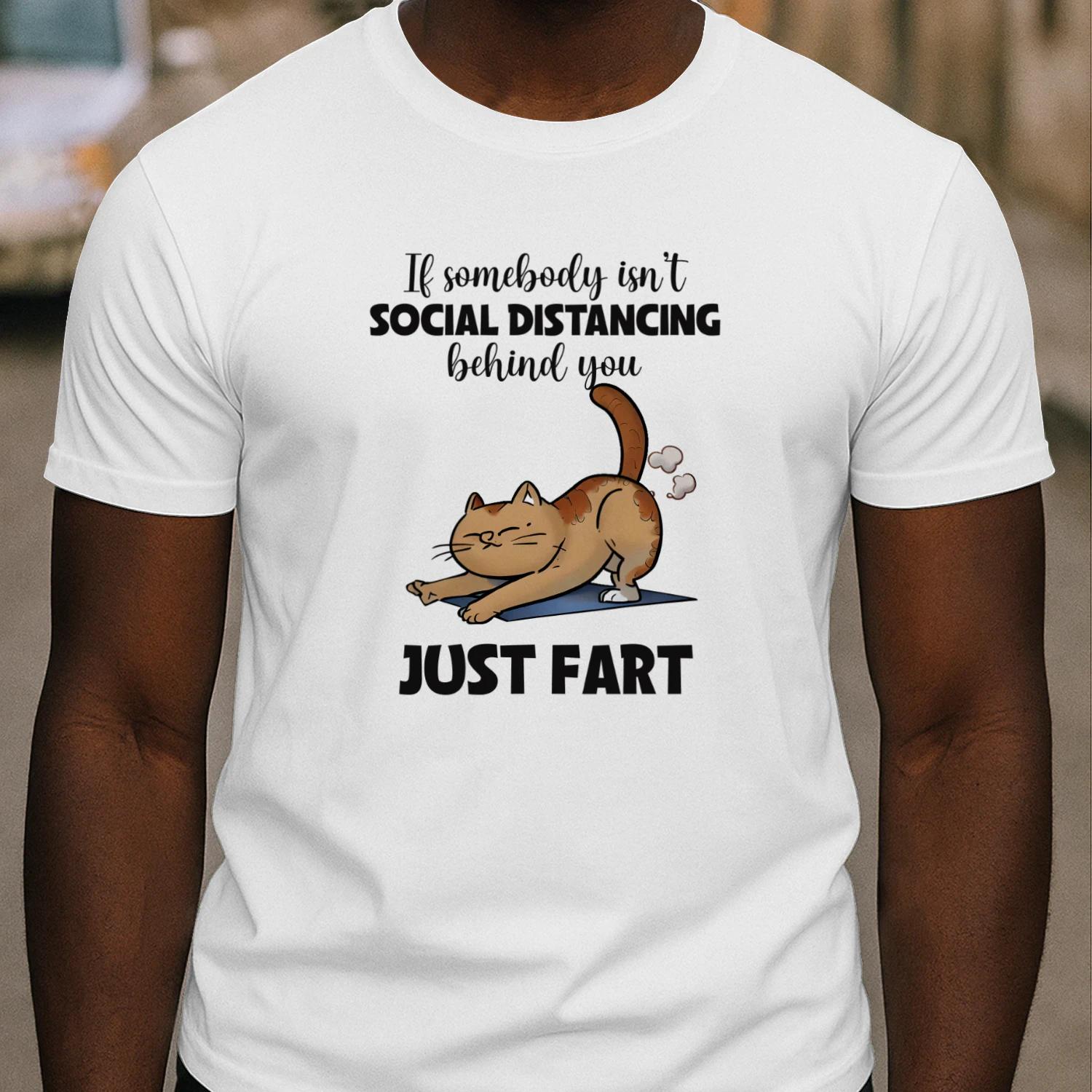 If Somebody Isn't Social Distancing Just Fart Cat