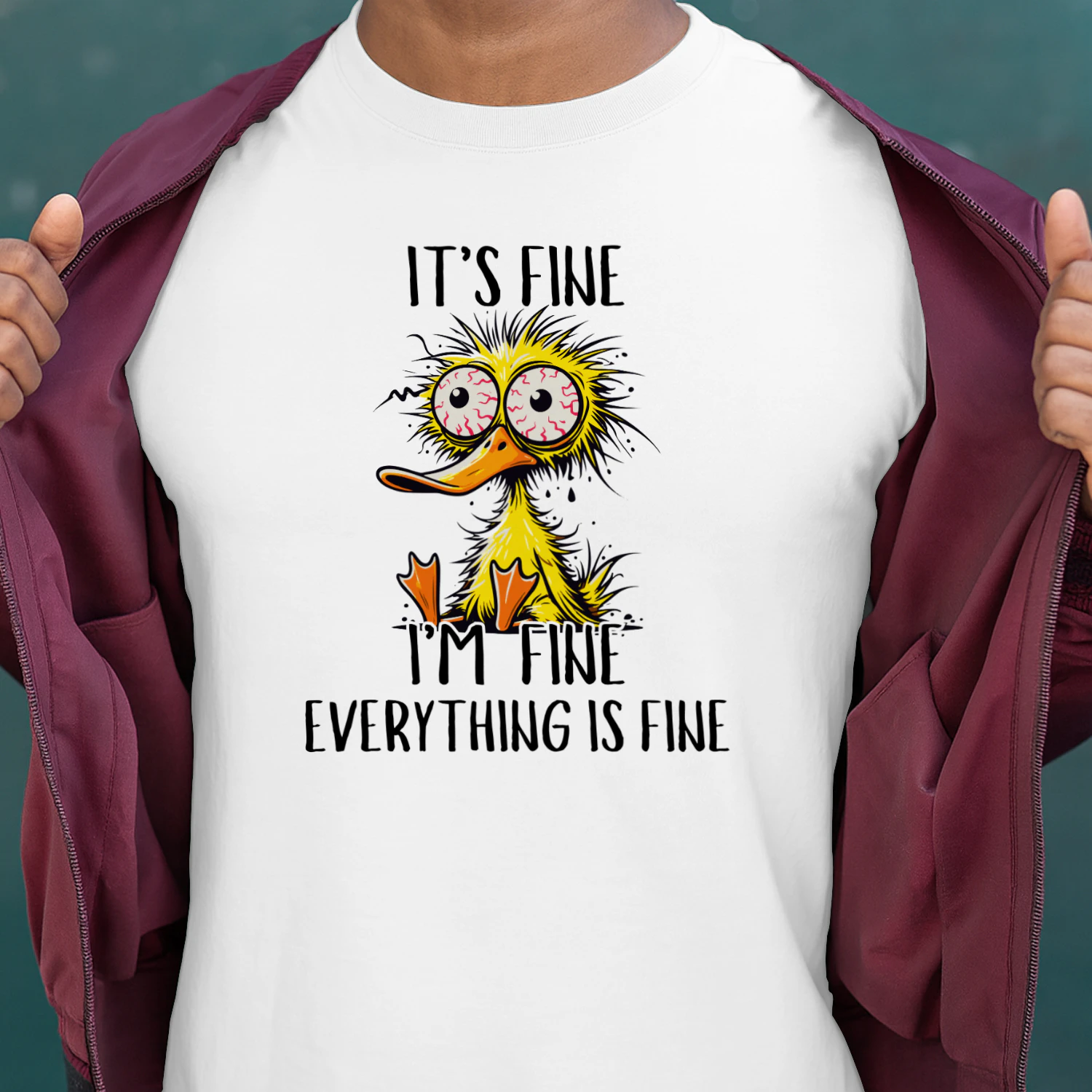 It's Fine I'm Fine Everything Is Fine Duck