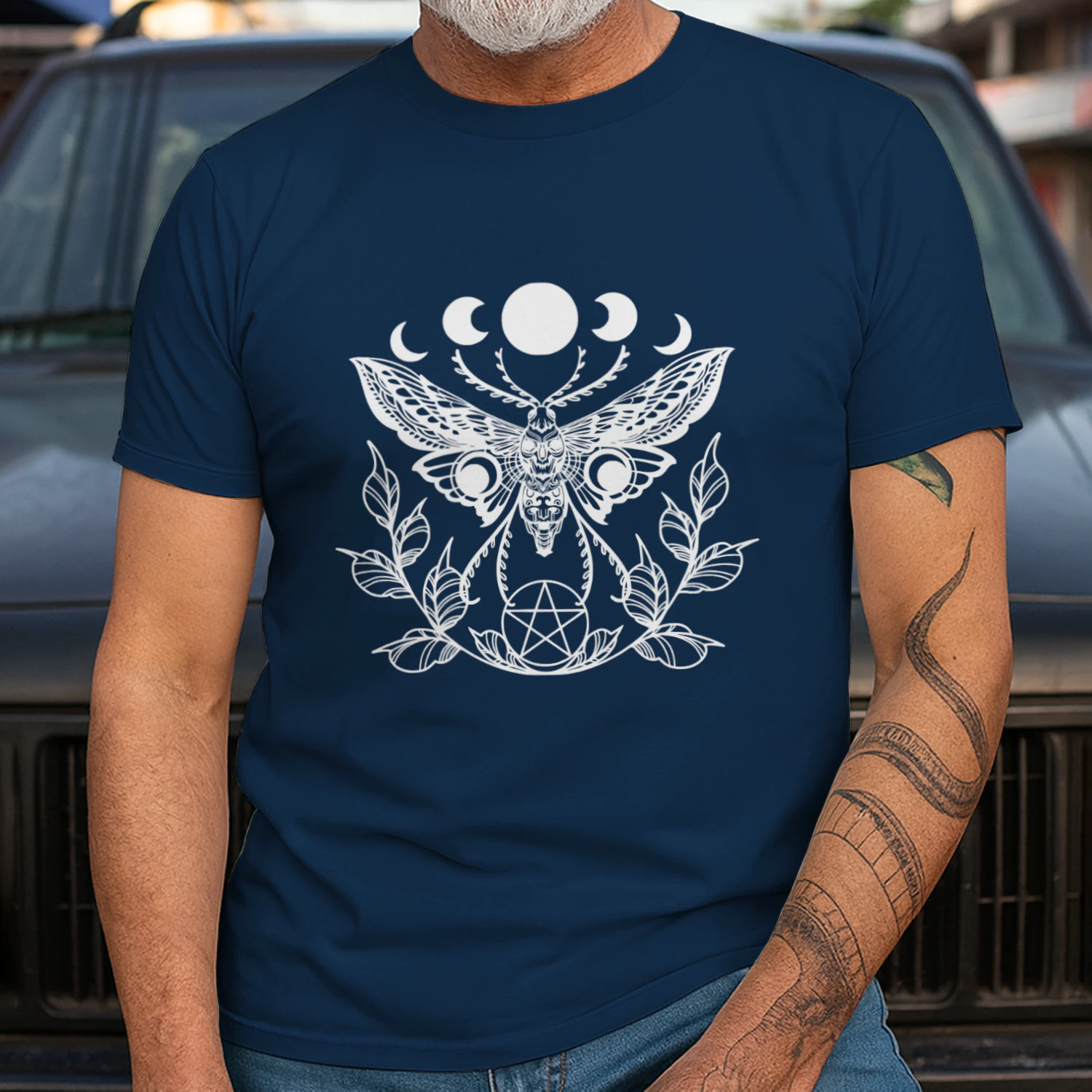 Luna Moth Moon Phase Witchy