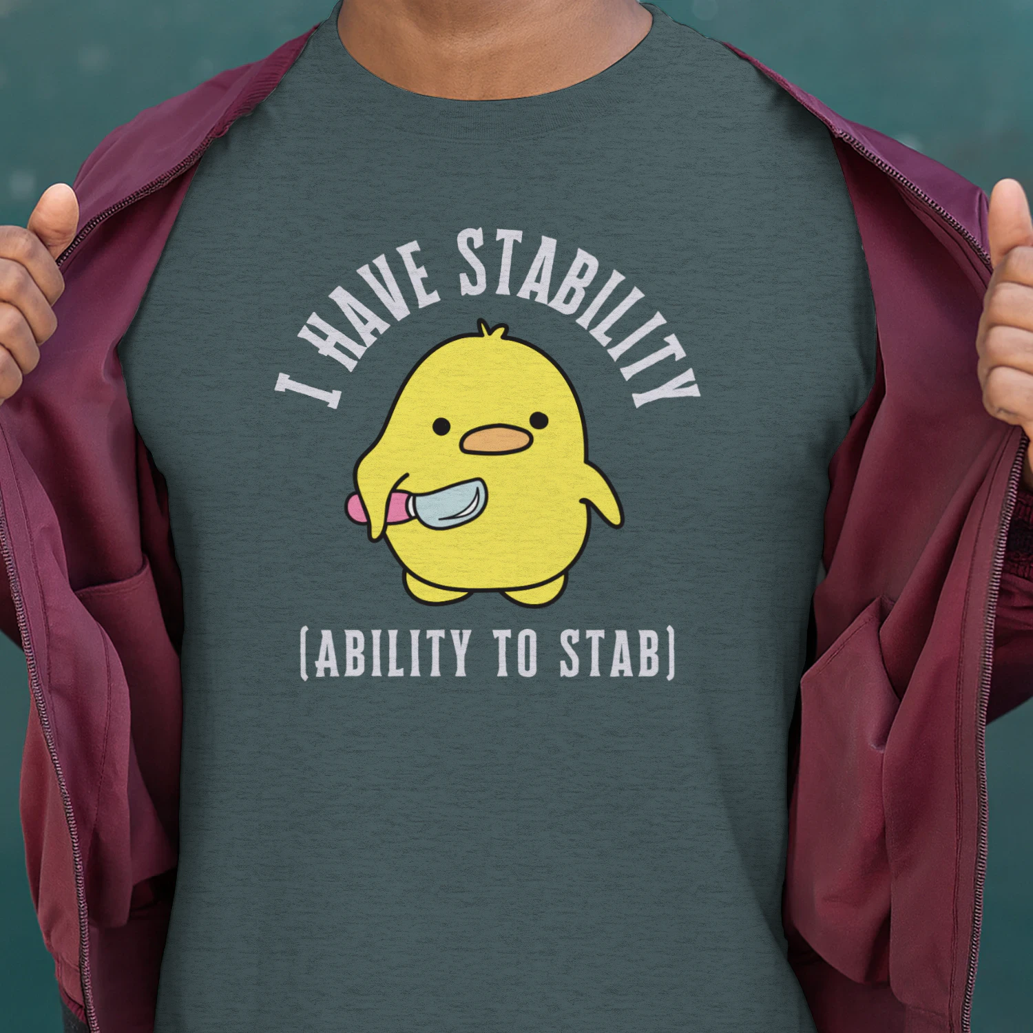 I Have Stability, Ability to Stab, funny Duck