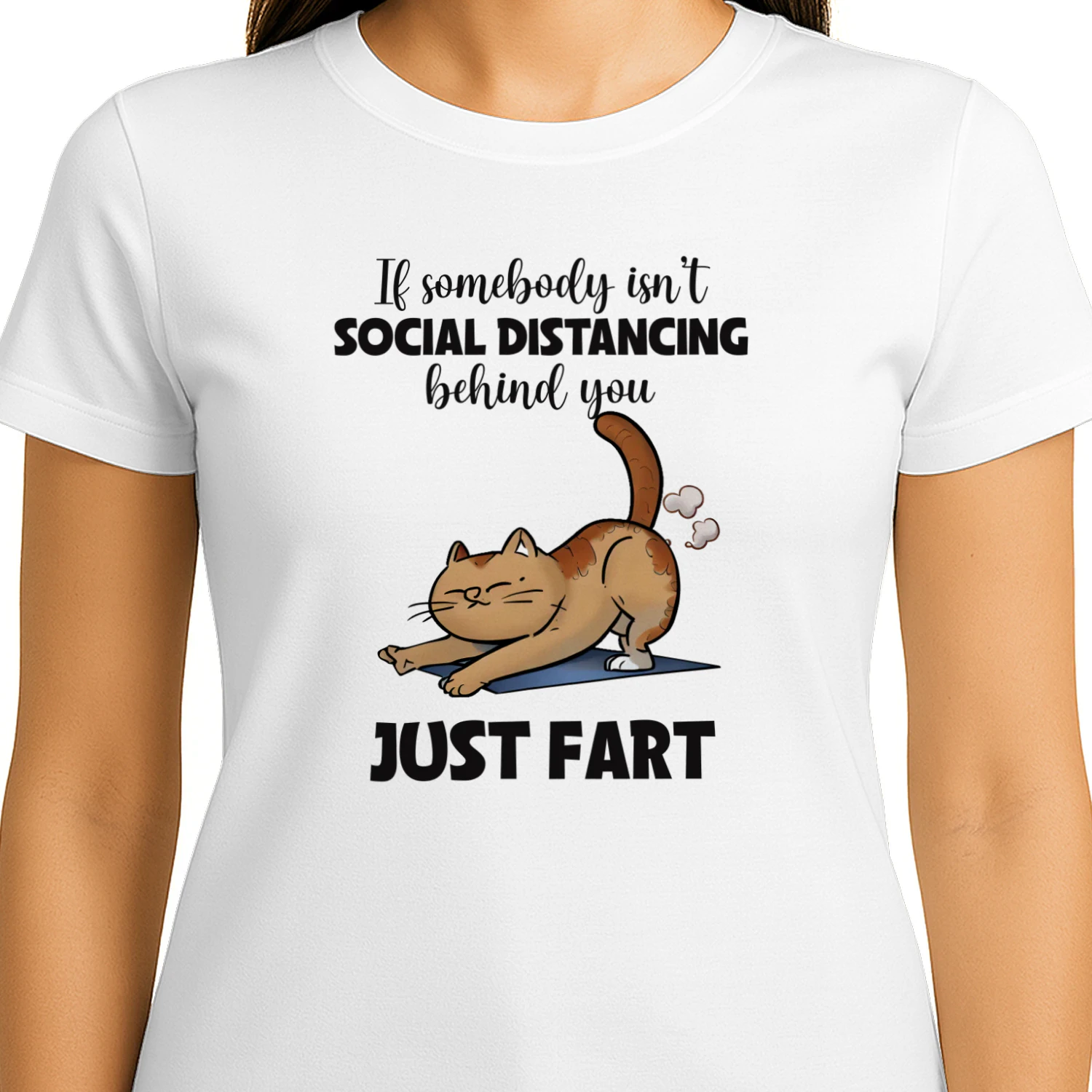 If Somebody Isn't Social Distancing Just Fart Cat