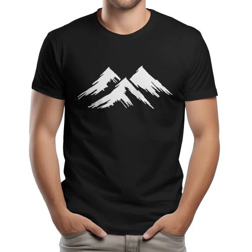  Heavyweight Crew Neck T-Shirt, Printed Casual Style