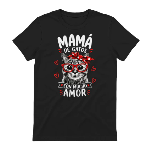 Camiseta Mamá de Gatos 🐱