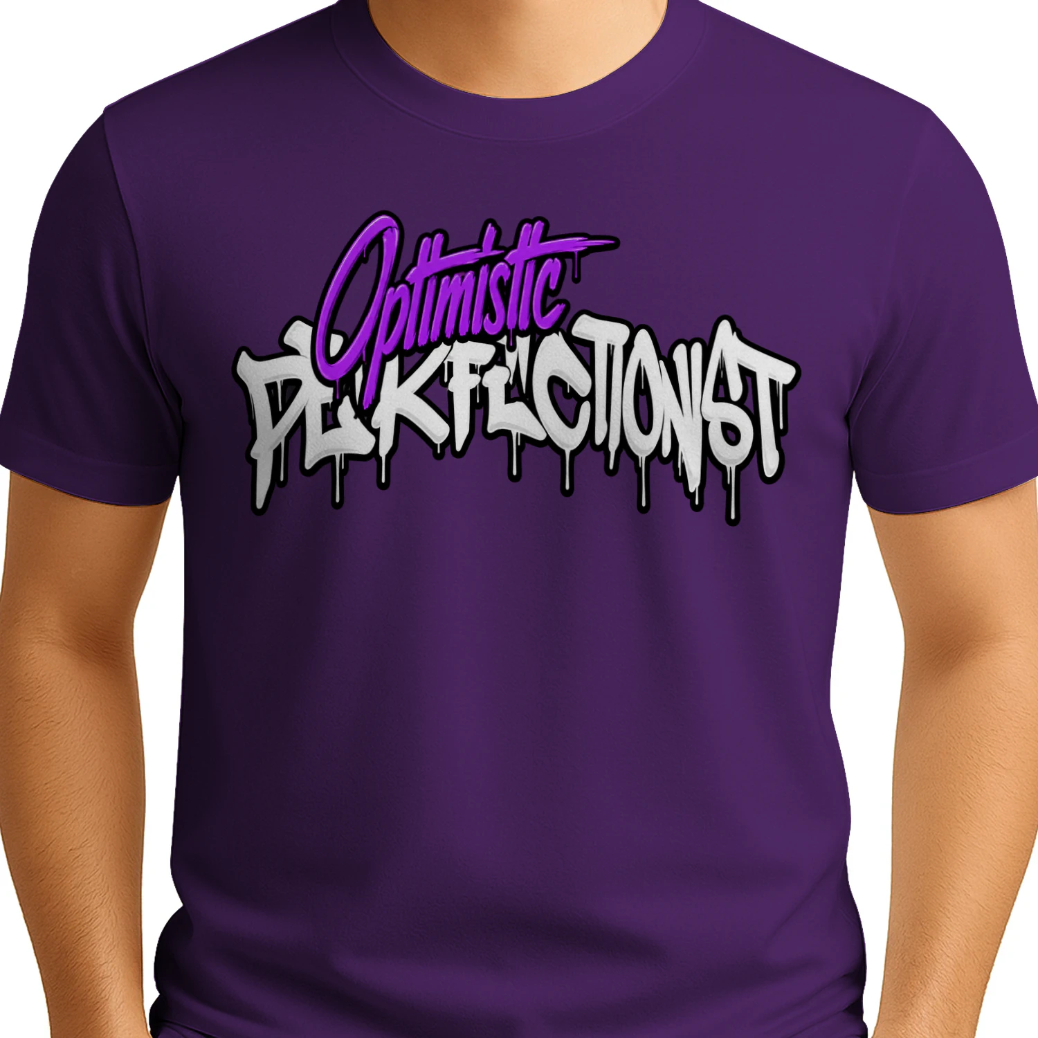 Classic Men's T-shirt - Optimistic Perfectionist.