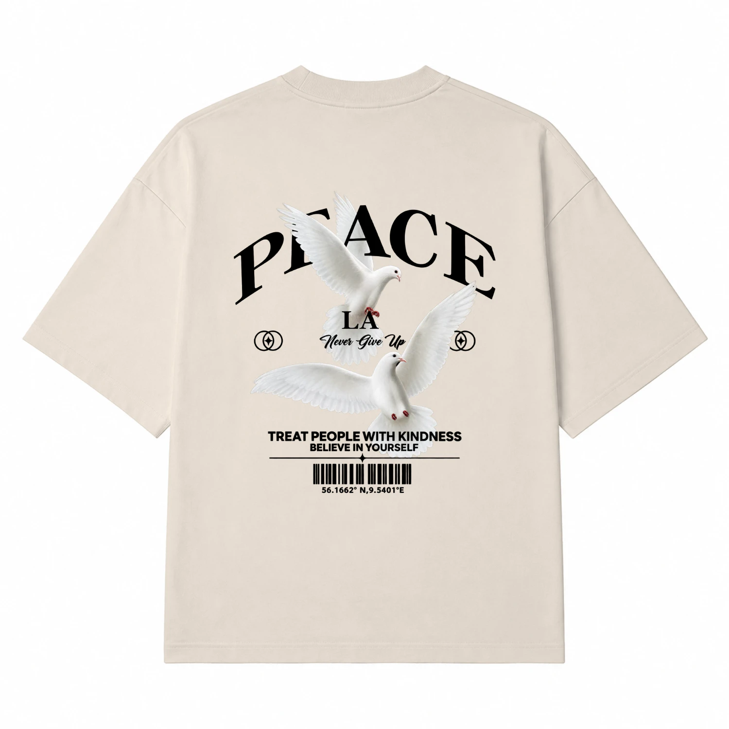 Peace & Kindness Los Angeles Oversized Unisex T-Shirt