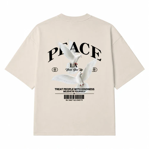 Peace & Kindness Los Angeles - Streetwear Oversized Tee