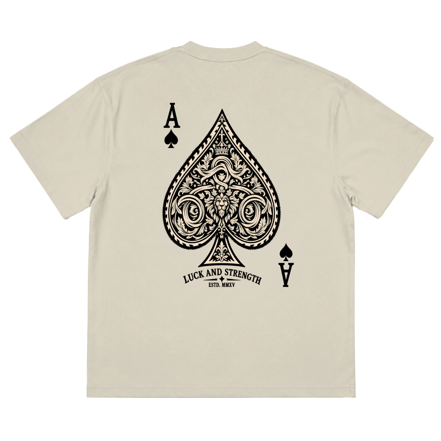 Vintage Gothic Ace Spade Graphic T-Shirt