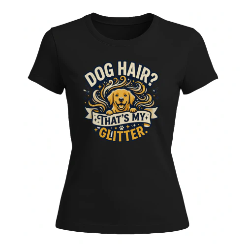 Dog Hair Thats My Glitter - Funny Dog Lover Mens T-Shirt