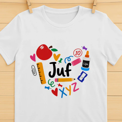 Eerste schooldag Juf