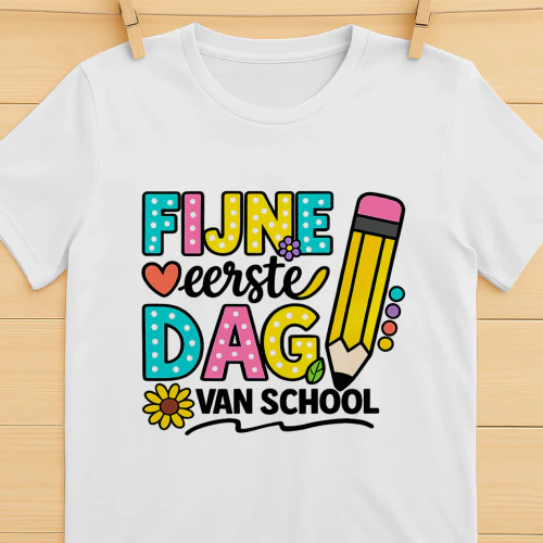 FIJNE EERSTE DAG VAN SCHOOL