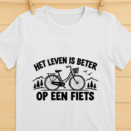 Het leven is beter op een fiets