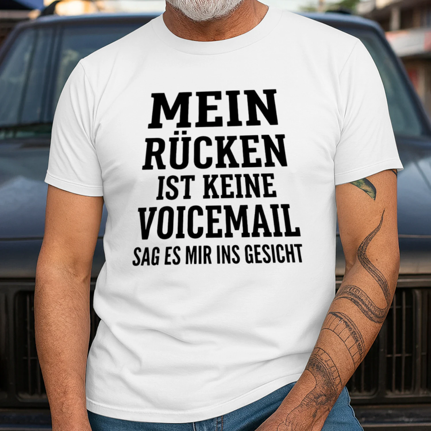 MEIN RÜCKEN IST KEINE VOICEMAIL, SAG ES MIR INS GESICHT