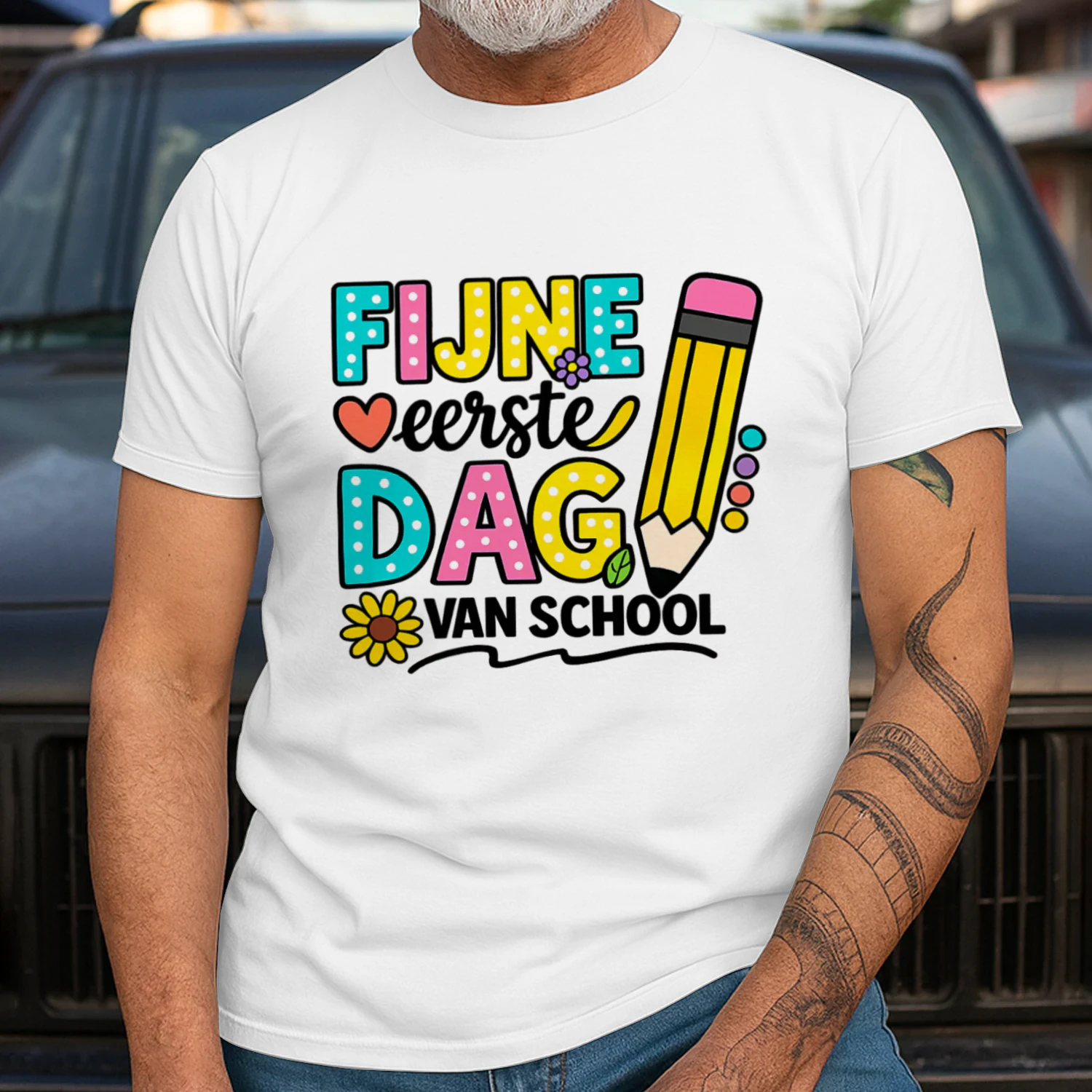 FIJNE EERSTE DAG VAN SCHOOL