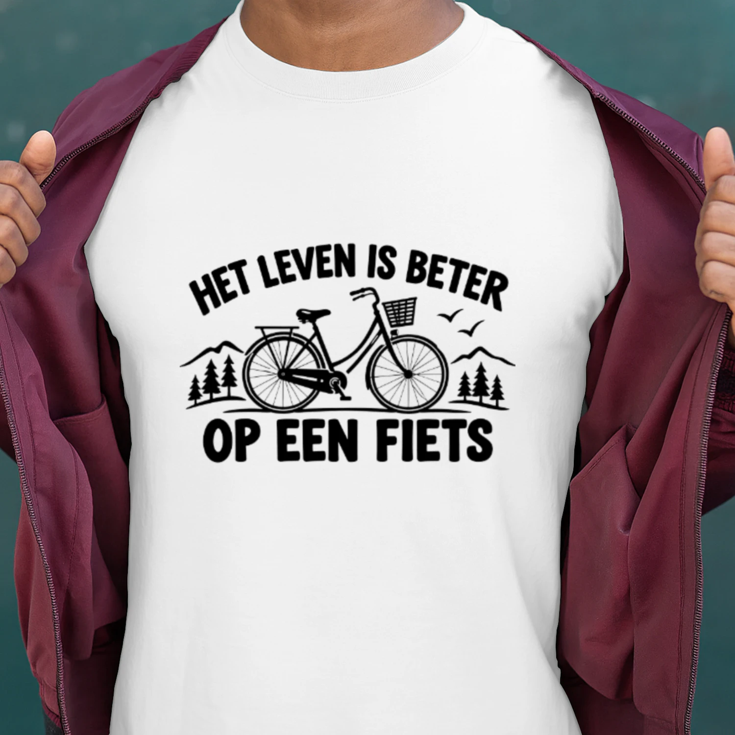 Het leven is beter op een fiets