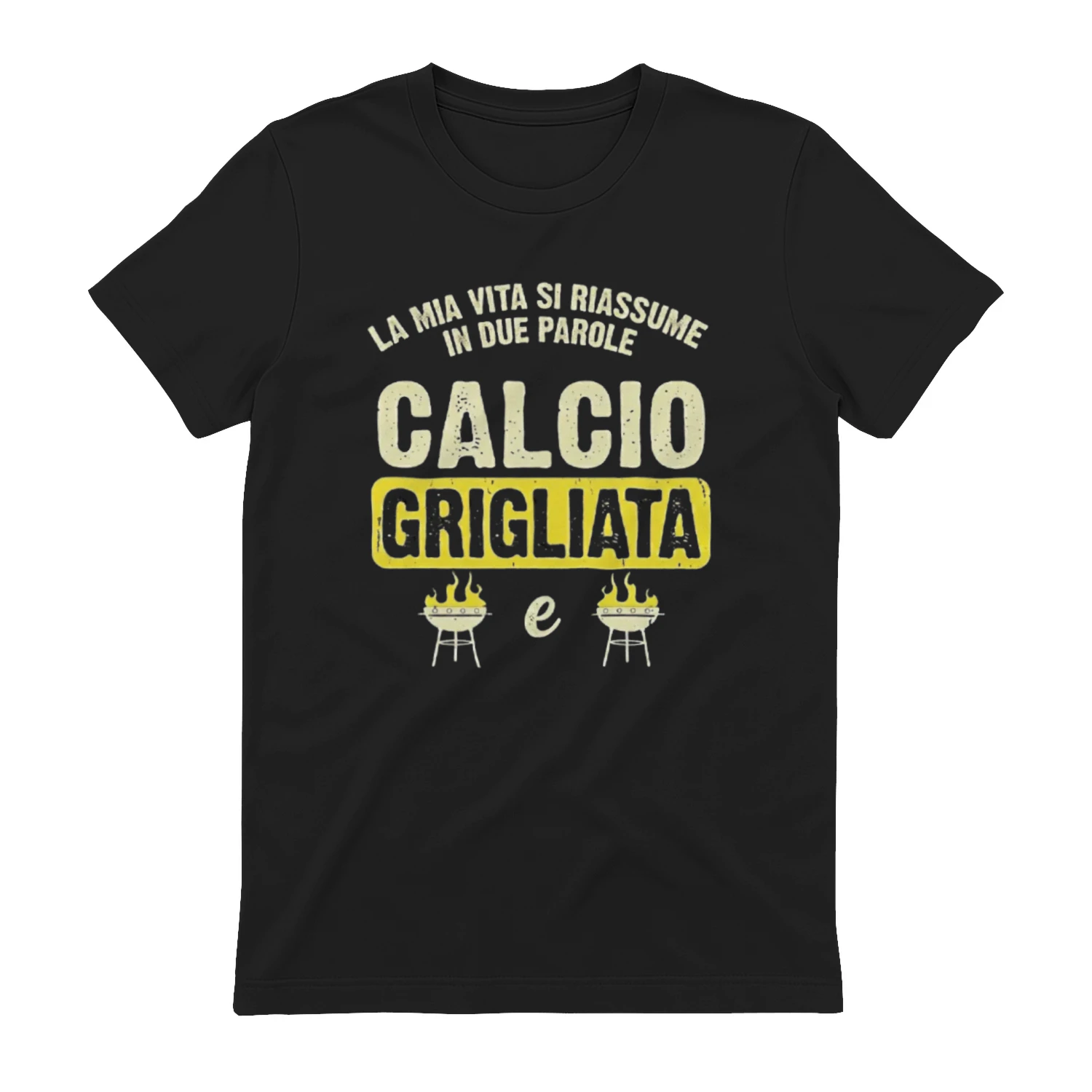 La mia vita si riassume in due parole Calcio e Griglia