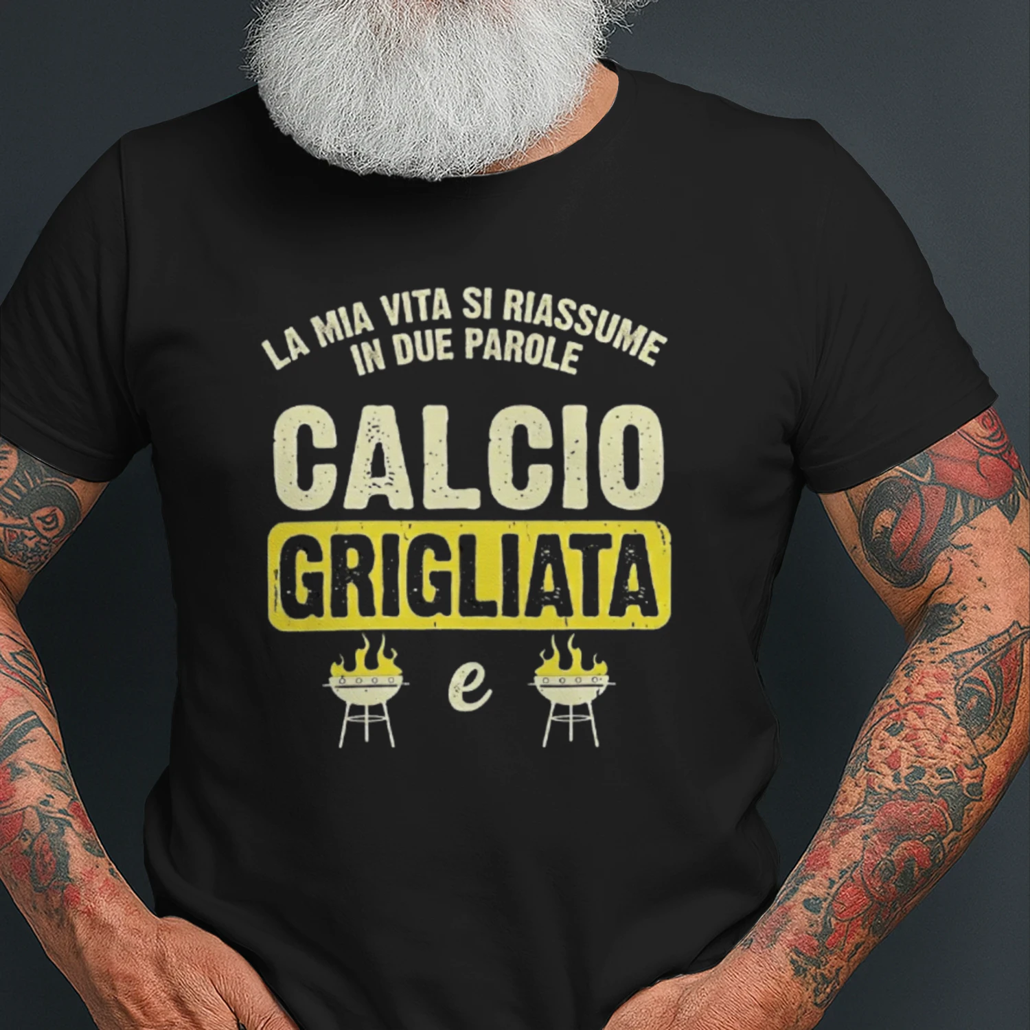 La mia vita si riassume in due parole Calcio e Griglia