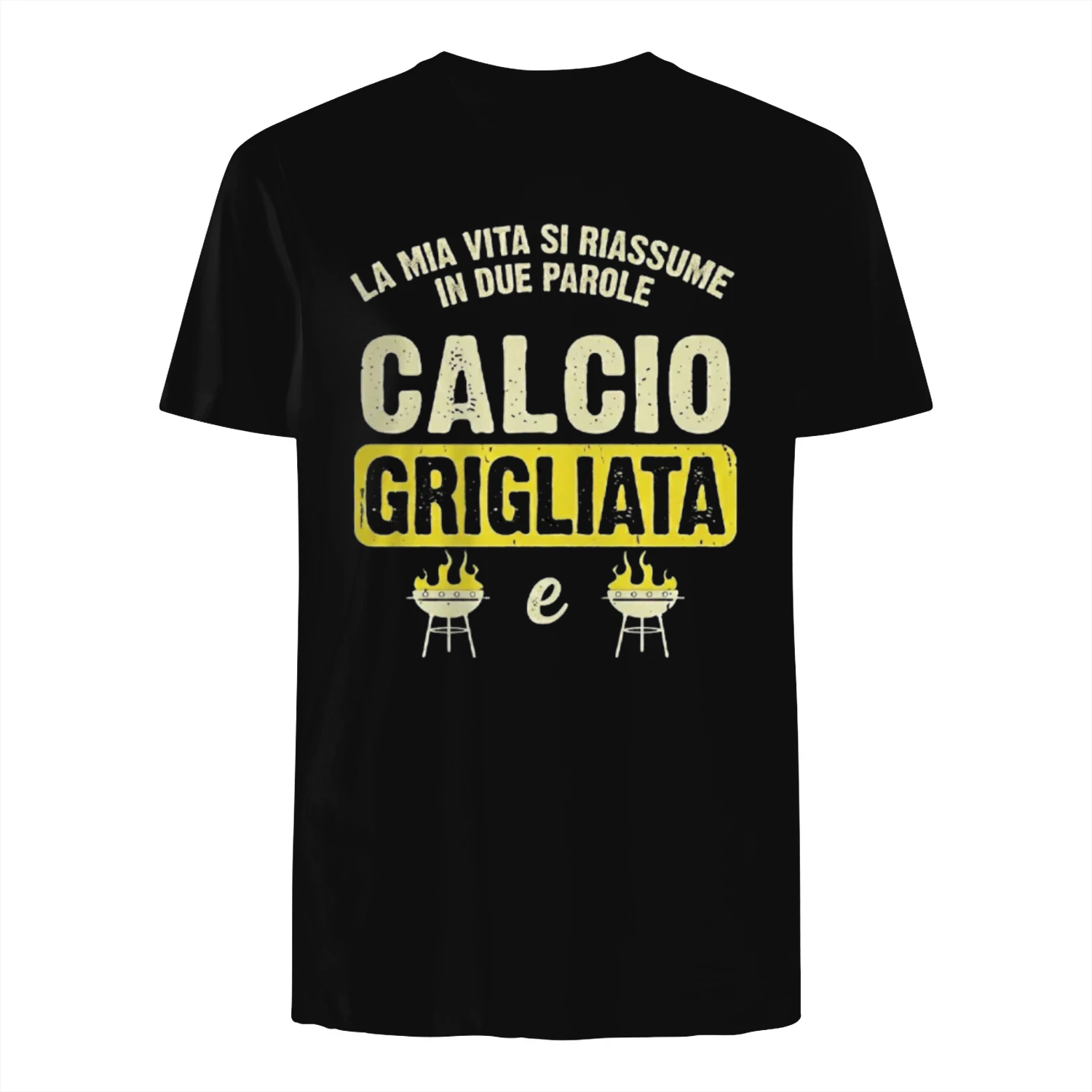 La mia vita si riassume in due parole Calcio e Griglia