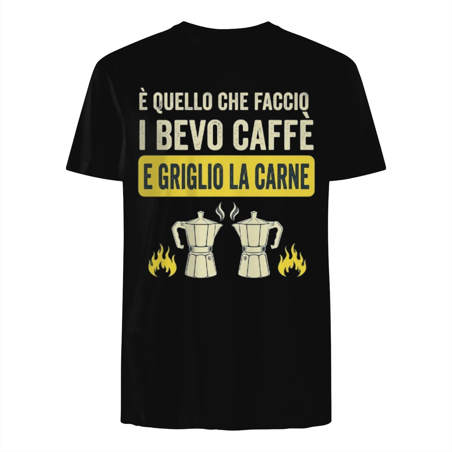 È quello che faccio bevo caffè e griglio la carne