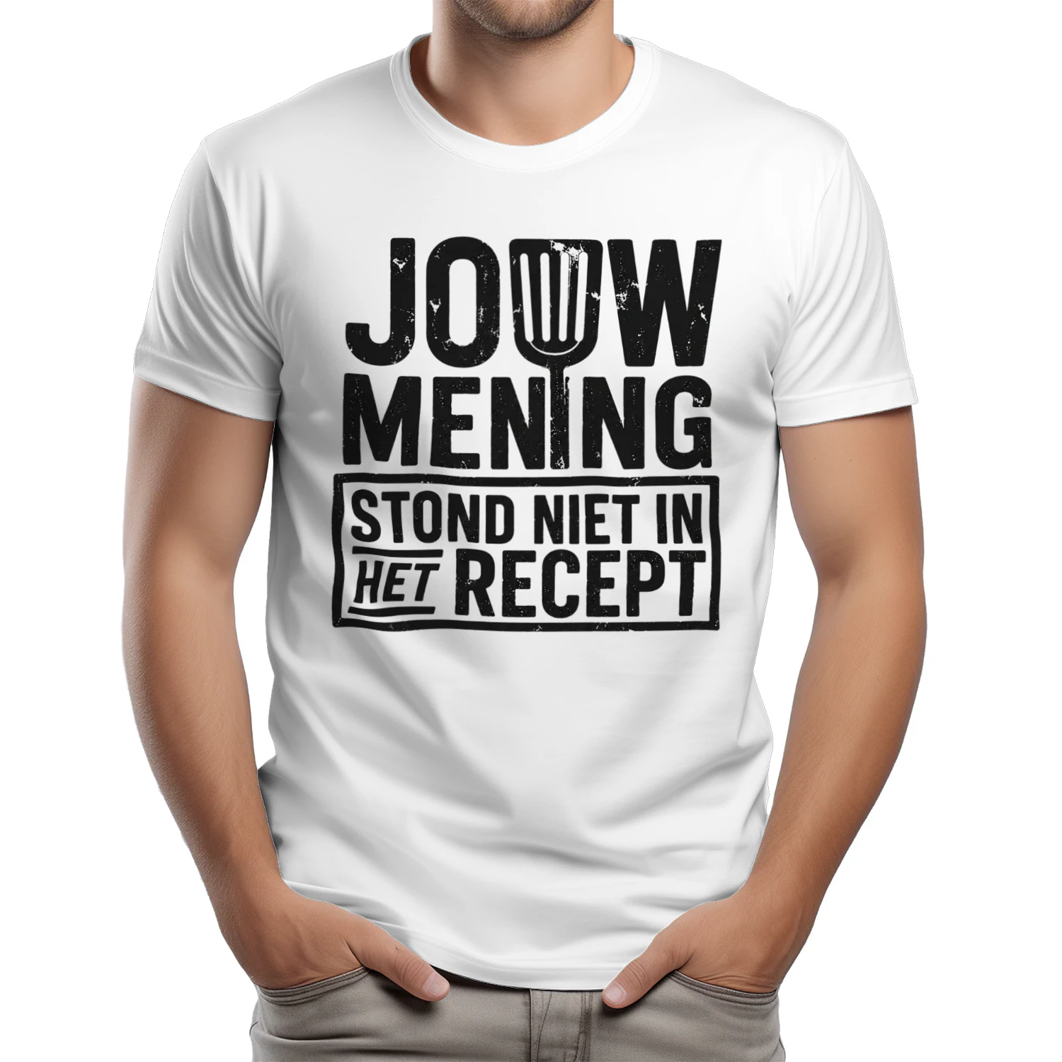 JOUW MENING STOND NIET IN HET RECEPT