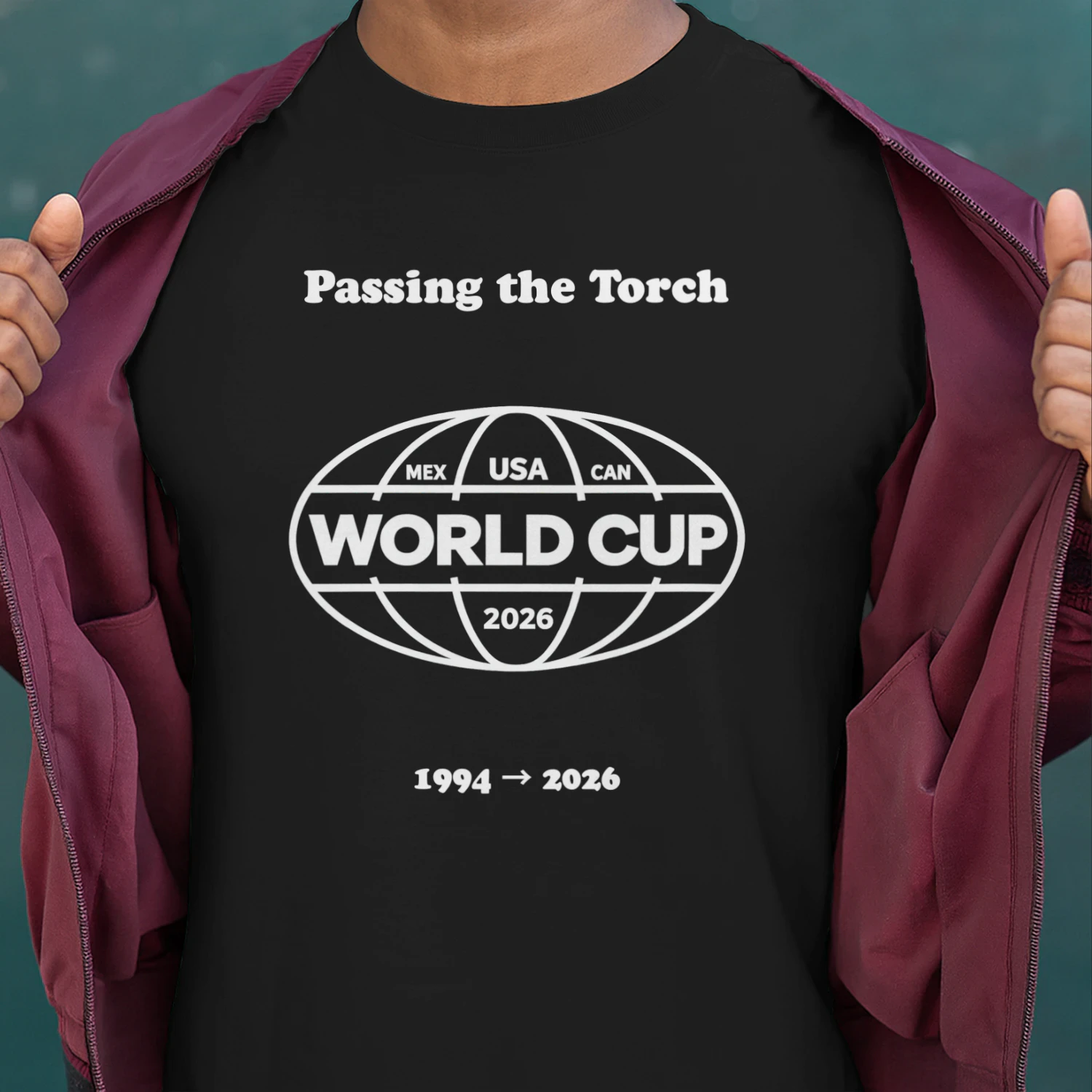 world cup usa canada and mexico tshirt