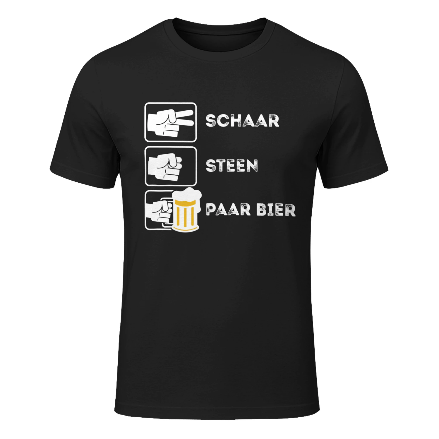 Schaar, Steen, Paar Bier – Het Perfecte Grappige Bier T-shirt | Origineel Cadeau voor Bierliefhebbers