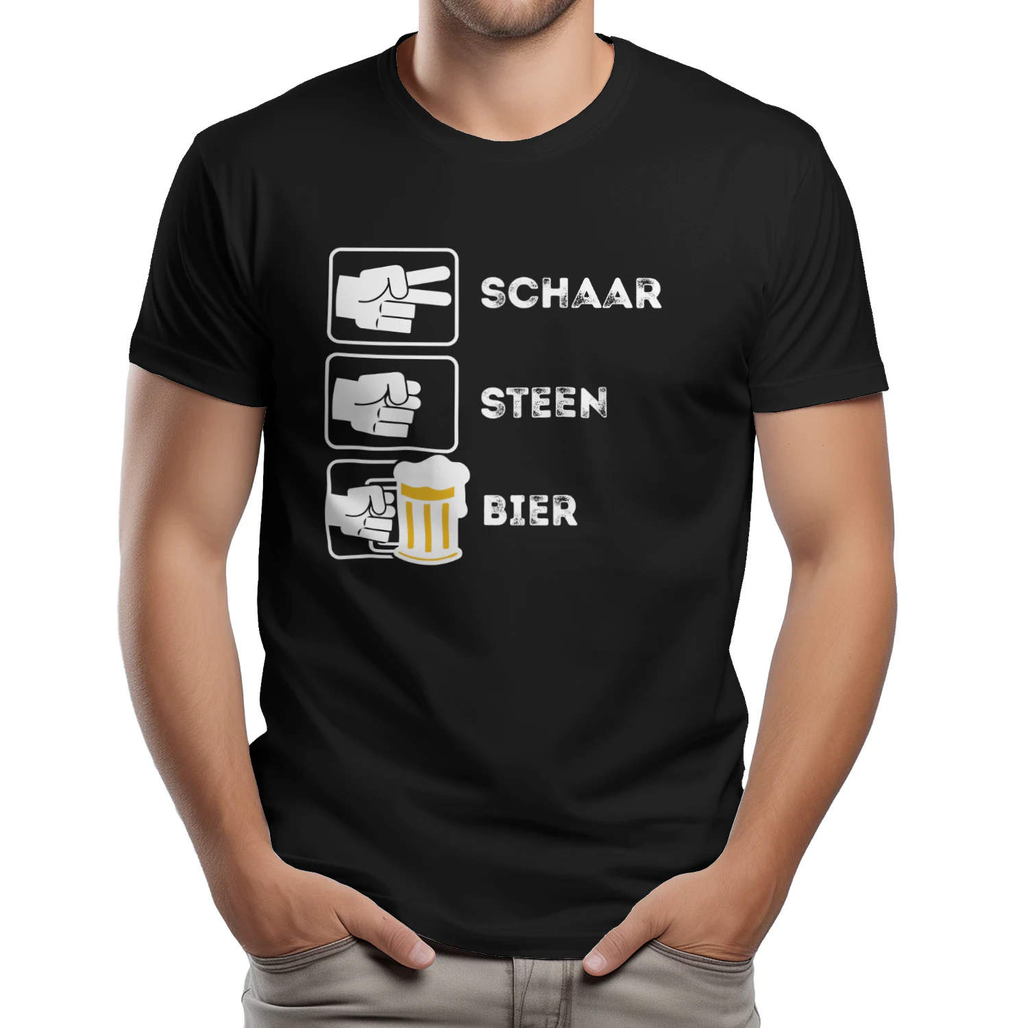 Schaar, Steen, Bier – Het Perfecte Grappige Bier T-shirt | Origineel Cadeau voor Bierliefhebbers