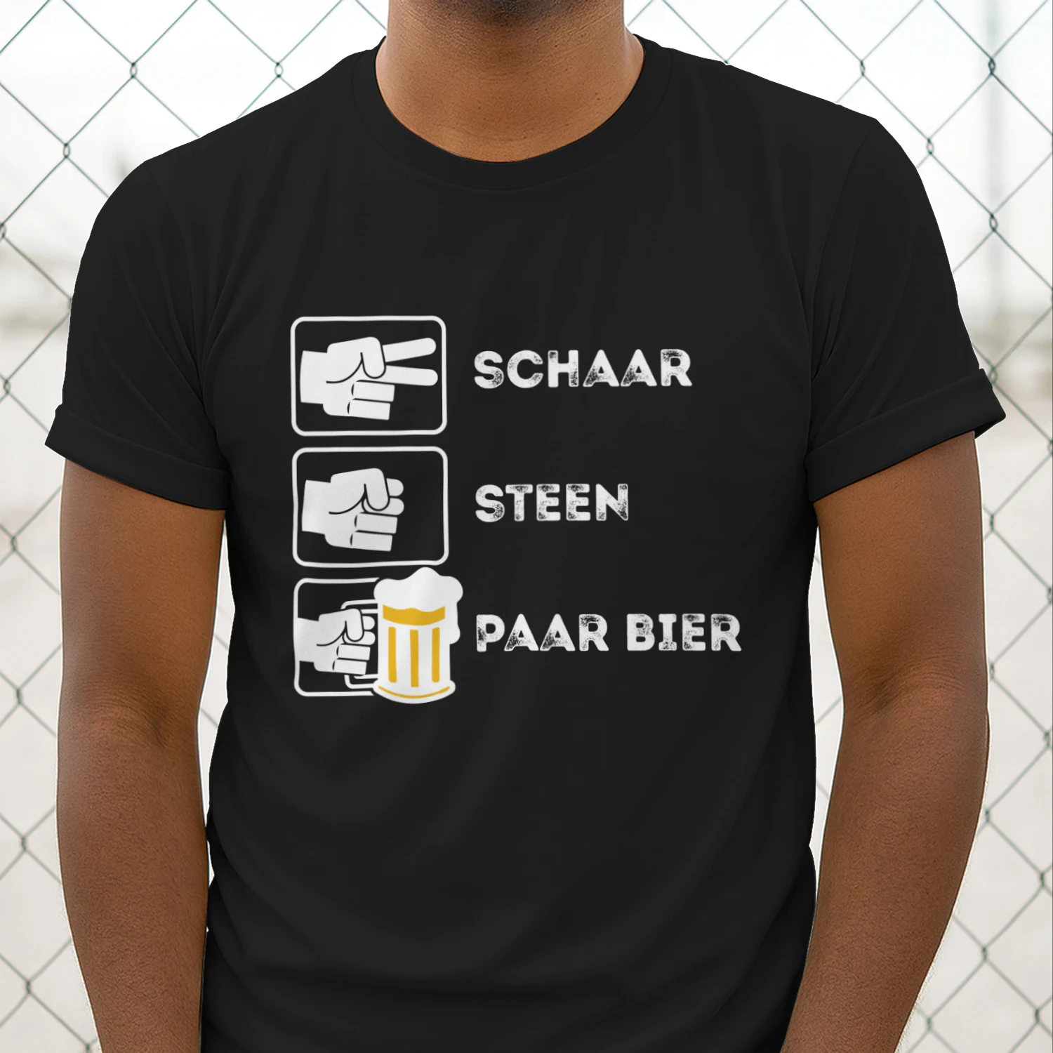 Schaar, Steen, Paar Bier – Het Perfecte Grappige Bier T-shirt | Origineel Cadeau voor Bierliefhebbers