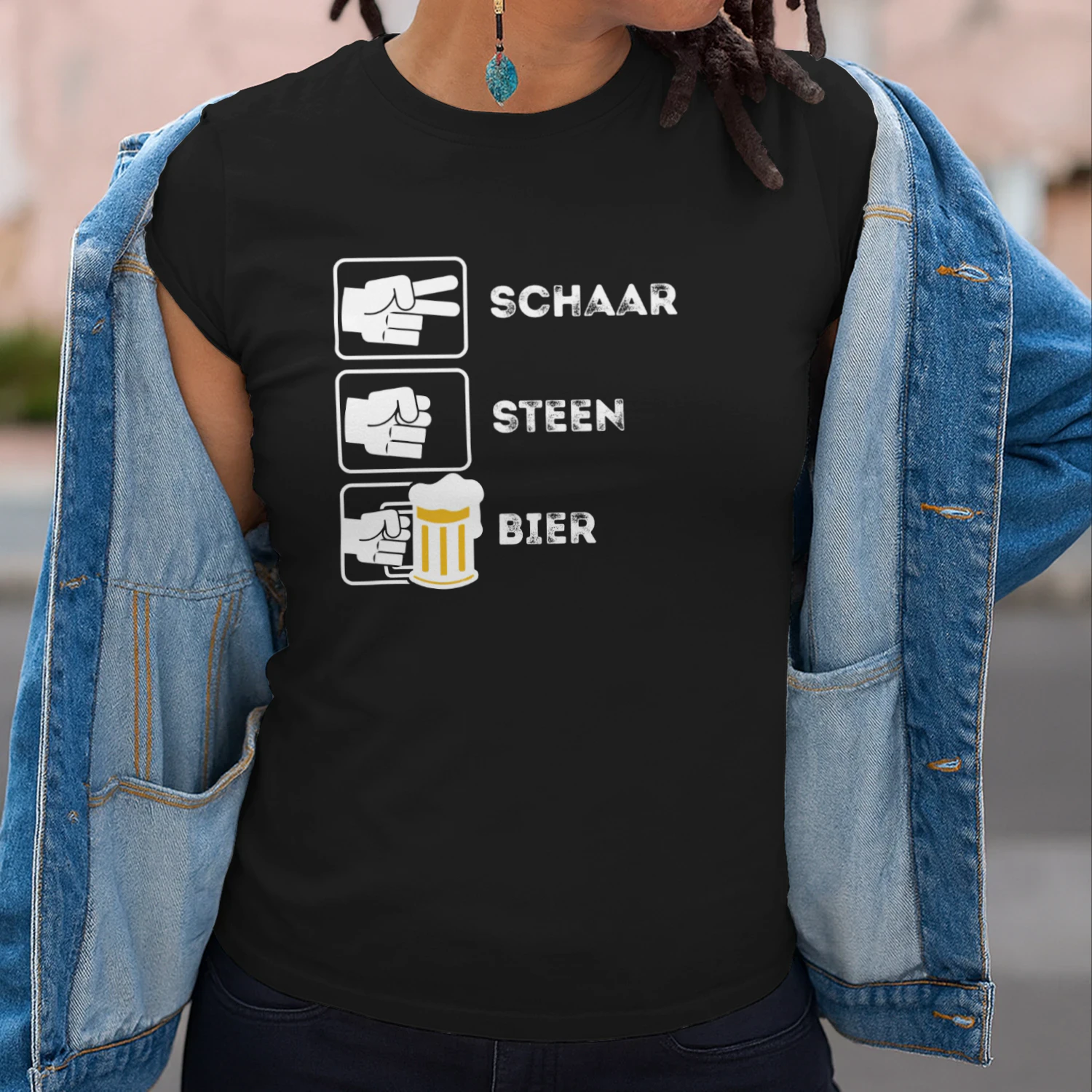 Schaar, Steen, Bier – Het Perfecte Grappige Bier T-shirt | Origineel Cadeau voor Bierliefhebbers