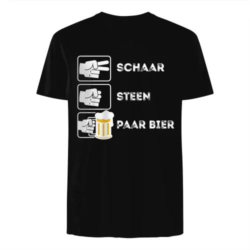 Schaar, Steen, Paar Bier – Het Perfecte Grappige Bier T-shirt | Origineel Cadeau voor Bierliefhebbers