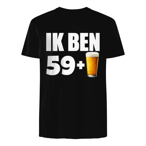 Ik Ben Leeftijd Plus Bier T-Shirt – Gepersonaliseerd Verjaardag Cadeau Voor Bierliefhebbers