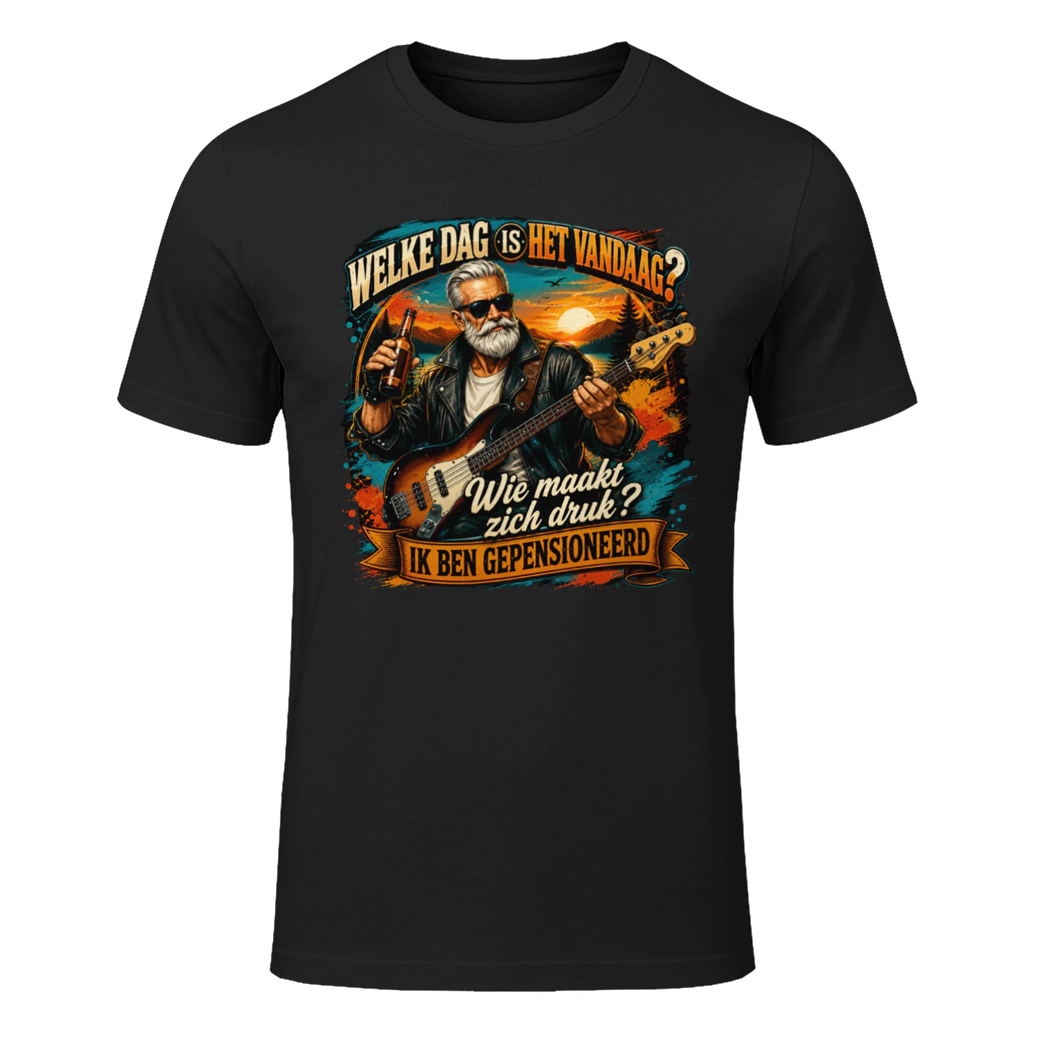 Wie Maakt Zich Druk T-shirt