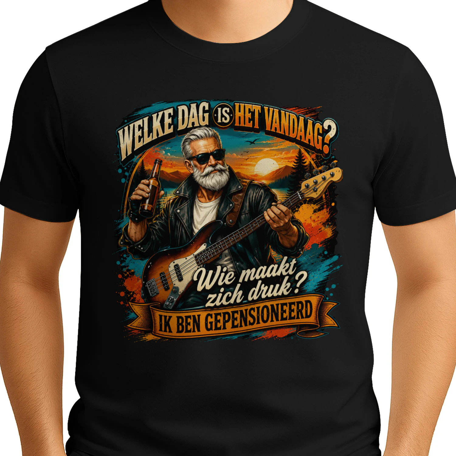 Wie Maakt Zich Druk T-shirt