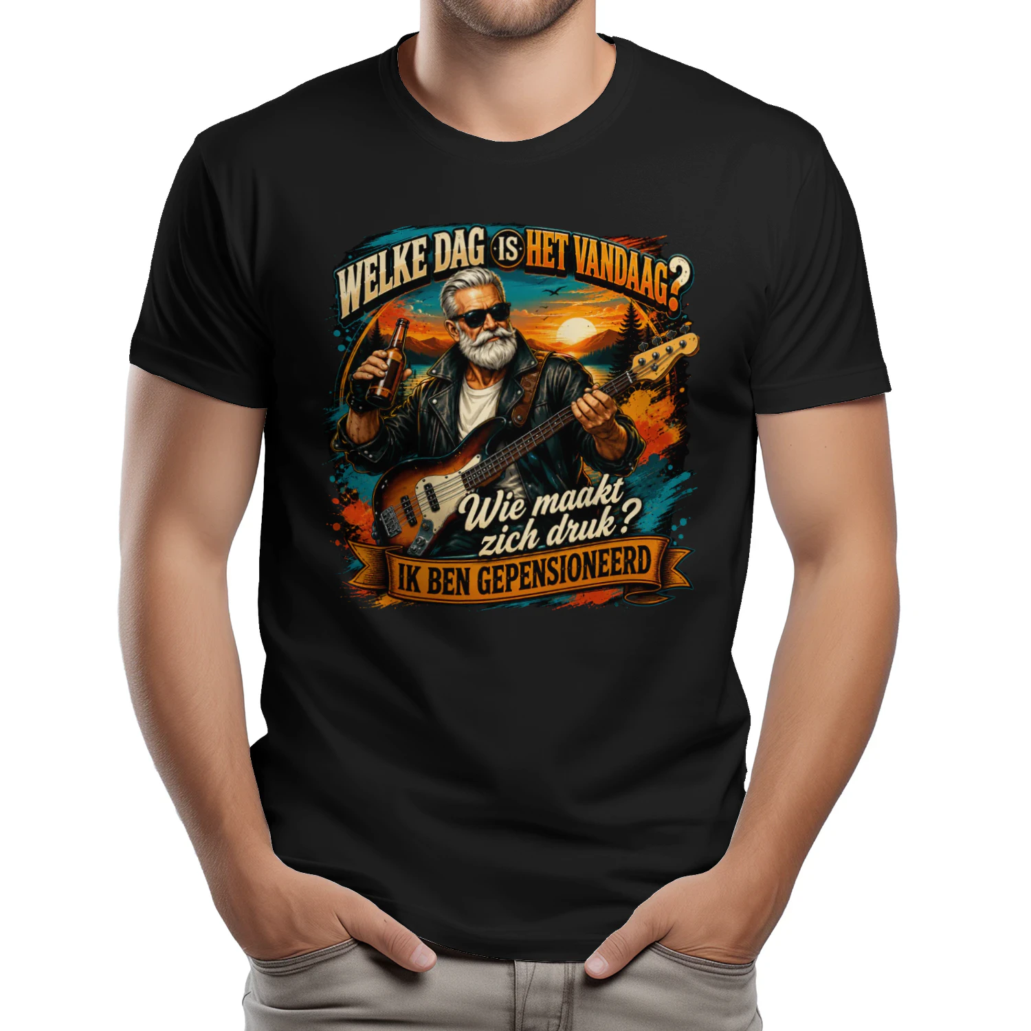 Wie Maakt Zich Druk T-shirt