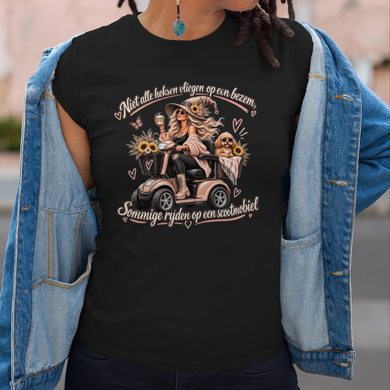 heks-scootmobiel T-shirt