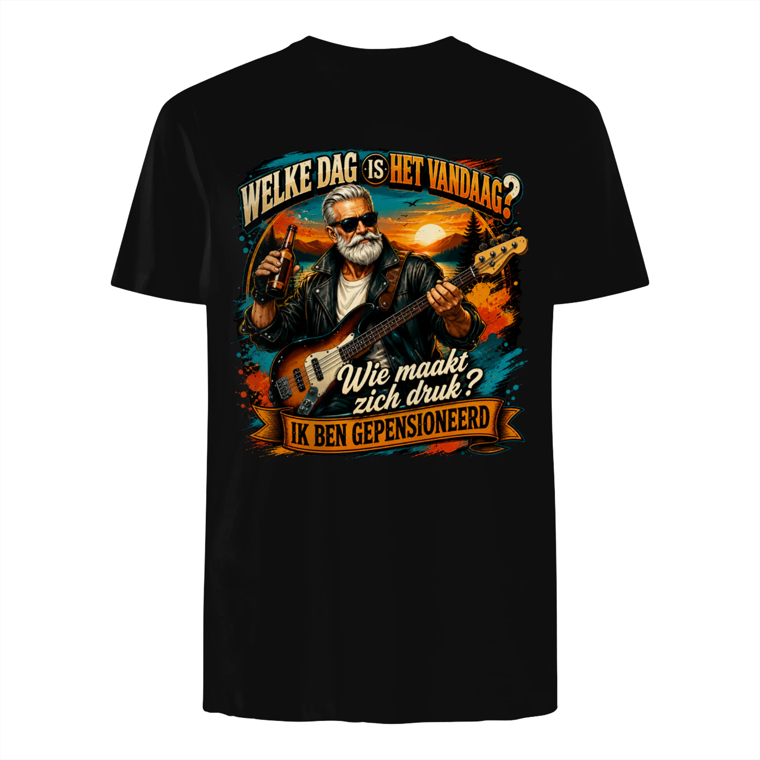 Wie Maakt Zich Druk T-shirt