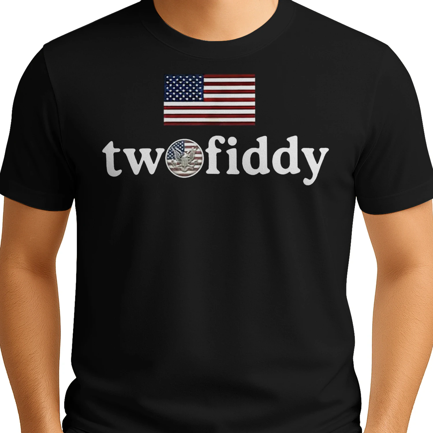 Two Fiddy American Independence T-shirt