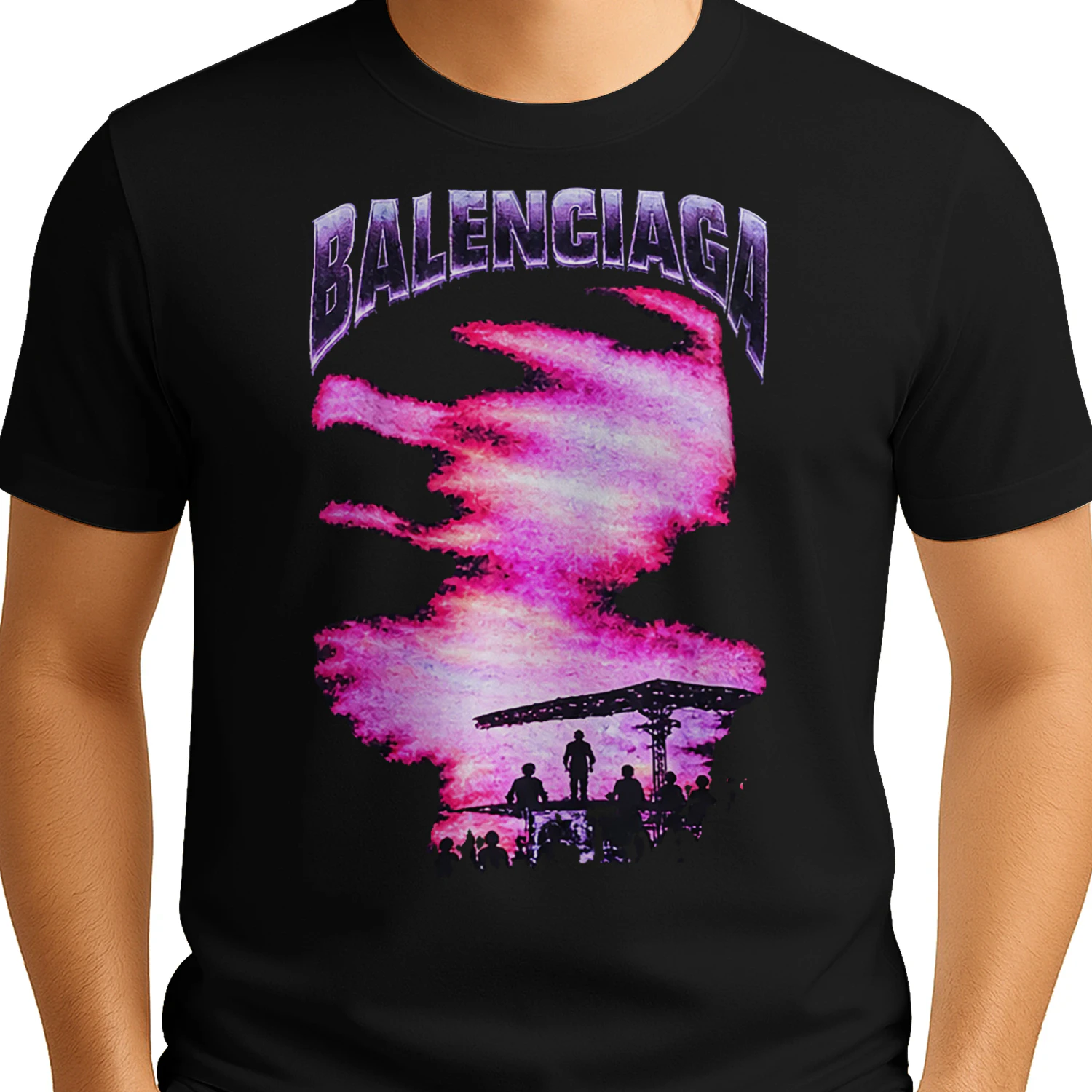 Jungkook Balenciaga Sunset Shirt