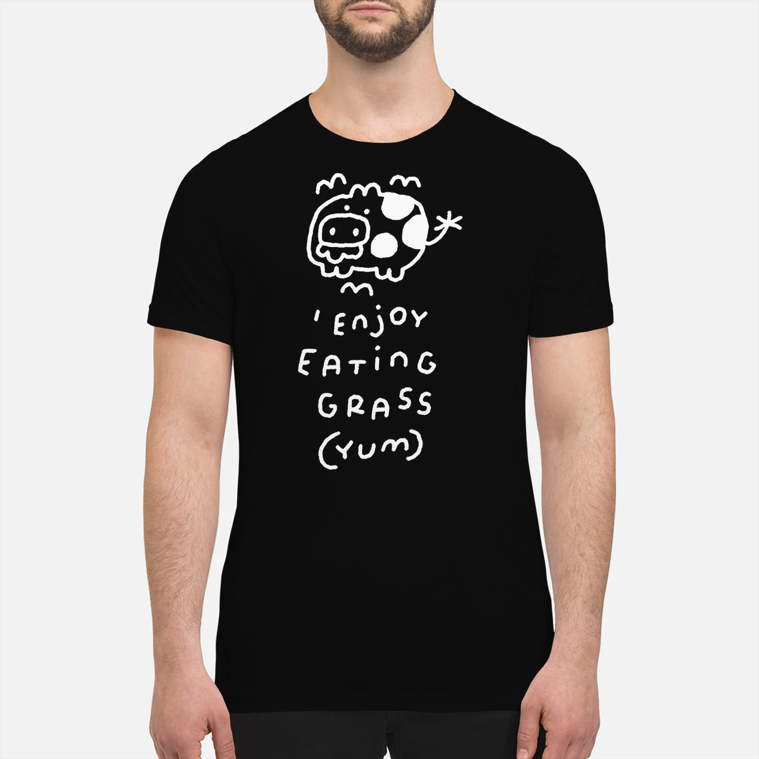 Enjoy Eating Grass (Yum) Cow Shirt