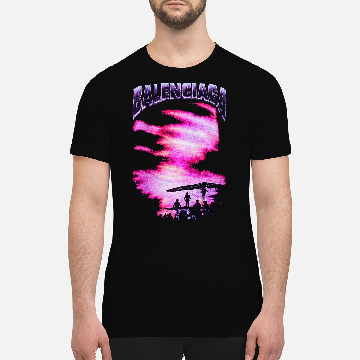 Jungkook Balenciaga Sunset Shirt